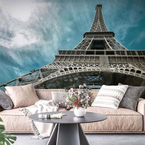 Papier peint panoramique - Paris Tour Eiffel - 130 cm x 88 cm (1/4)