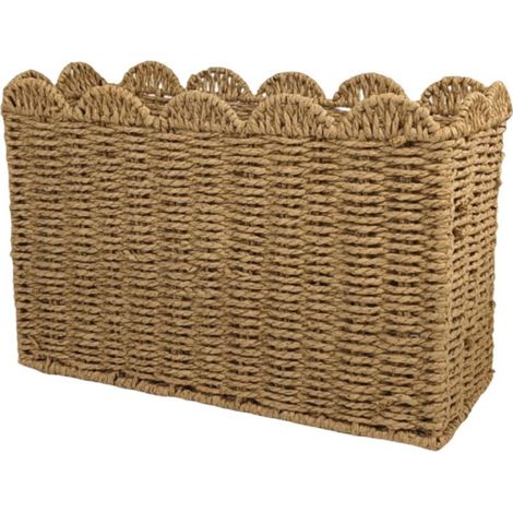 Beyamis Panier rangement corde papier - 38x16x25cm salon (1/5)