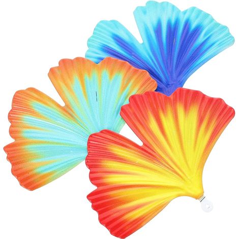 Décoration Murale Feuille de Ginkgo en Fer, Lot de 3 Pièces, Style Moderne, pour Jardin et Salon, Ornement Décoratif (1/5)