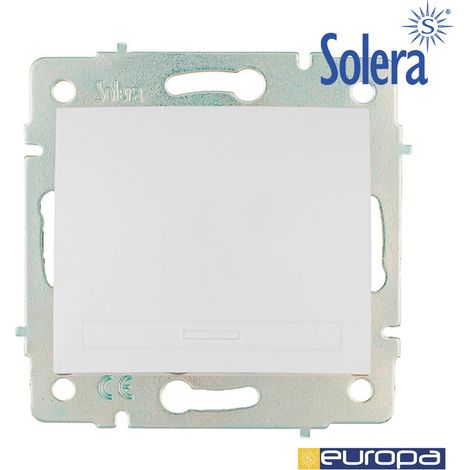 Interrupteur Bipolaire 10ax 250v S.europa Solera Erp22qc (1/2)