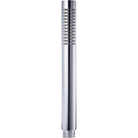 Pommeau de douche monobloc à main avec buse unique , plaqué cuivre,Pommeau de douche à main domestique, buse de pulvérisation de salle de bain à économie d'eau pour un usage domestique (tête ronde) (1/5)