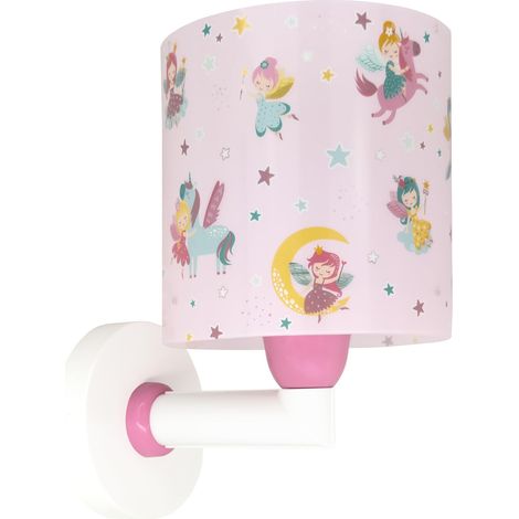 Applique Murale Enfant Fées Rose (1/5)