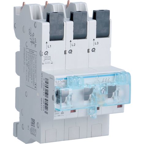 SLS-Schalter HTS335C 3P 35A für Sammelschiene (HTS335C)Hager