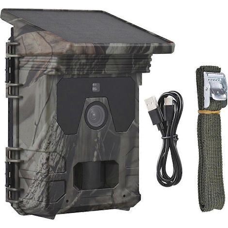 Caméra de surveillance 50 MP vidéo 4K avec vision nocturne, déclenchement en 0,3 s, détection de mouvement, sécurité (1/5)