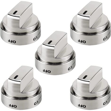 Ensemble de boutons de cuisinière en acier inoxydable AEZ73453509, adapté aux accessoires AEZ72909008 (1/4)