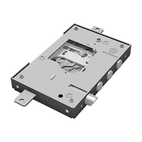 SERRATURA METALLO APPLICARE NUDA 2500 SECUREMME  S/CUORE TRIPL+SCR IP.MM 37 E.MM 63 DX