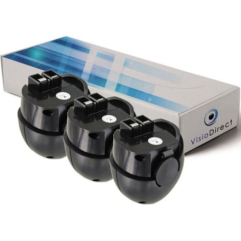Lot de 3 batteries pour Metabo Powermaxx outil sans fil 2000mAh 4.8V (1/2)