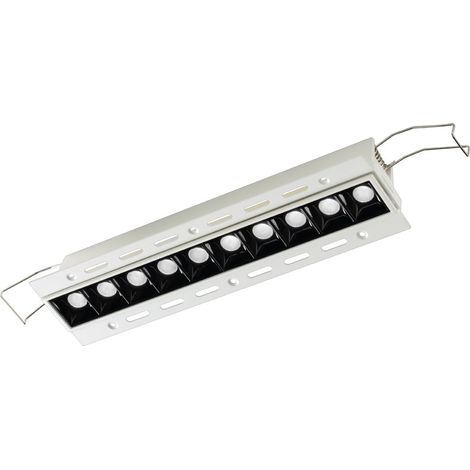 Spot Encastrable Gfa 10 Points Lumineux 20W 4000K Blanc Satiné Avec Optique Anti-Éblouissement - Gealuce (1/2)