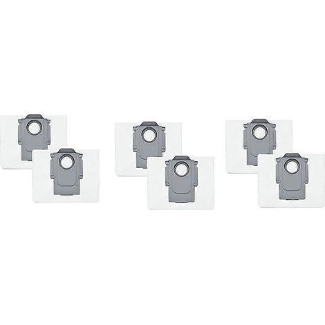 6 Pack Dust Bags pour Roborock S8 Pro Ultra – S8+ S7 MaxV Ultra/Max Ultra – Robot Aspirateur 2.5L Bags pièce détachée (1/5)