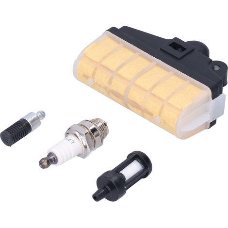 Luftfilter-, Kraftstofffilter-, Ölfilter- und Zündkerzensatz kompatibel mit STIHL 021 023 025 MS210 MS230 MS250 (1/5)