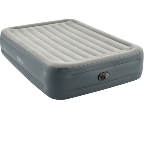 Intex 64126ND Queen Essential Rest Colchón Hinchable Gris 152x203 cm (1/4)