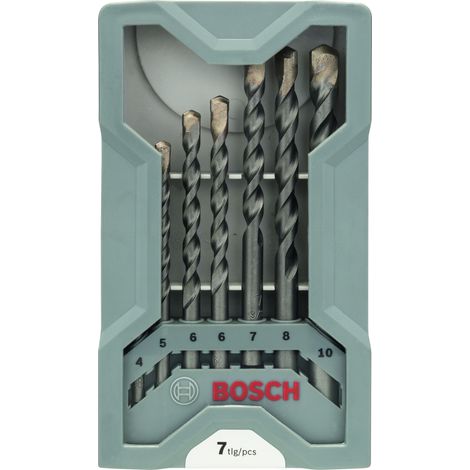 Broca CYL-3 piedra hormigón: set X-Pro 7 uds  BOSCH 2607017082