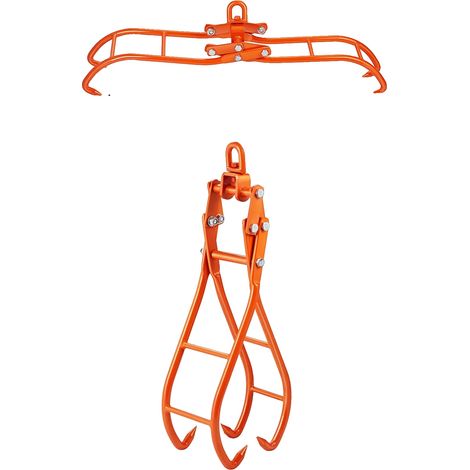 Pinzas para troncos, fabricadas en acero de alta resistencia, con agarre seguro y 4 mordazas giratorias de 71 cm (28 pulgadas). (1/2)