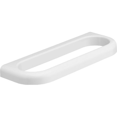 Porta Asciugamani da Bagno Bianco in Plastica Duroline Metaform - Formato: 30 cm (1/2)