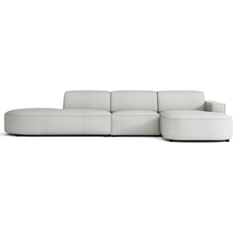 Selsey Sallmo - Ecksofa L-Form, 3-Sitzer, rechts, Chenille Hellgrau, 358 cm (1/5)