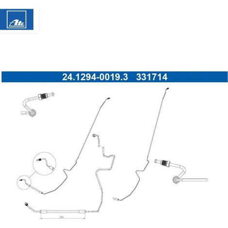 Flexible de frein ATE 24.1294-0019.3 RENAULT 82 00 337 473 82 00 674 686