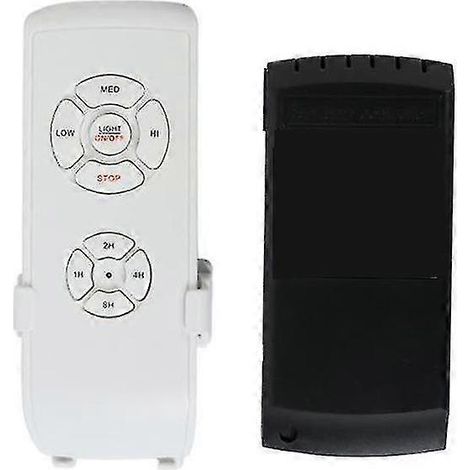 Kit de télécommande pour ventilateur de plafond, télécommande universelle compacte pour ventilateurs de plafond avec éclairage, vitesse, lumière et fonction Timi-C7 (1/5)