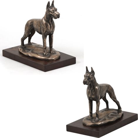 Gran Danés I - estatuilla de perro, figura de oficina, trofeo para una exposición canina de Art-Dog (1/5)