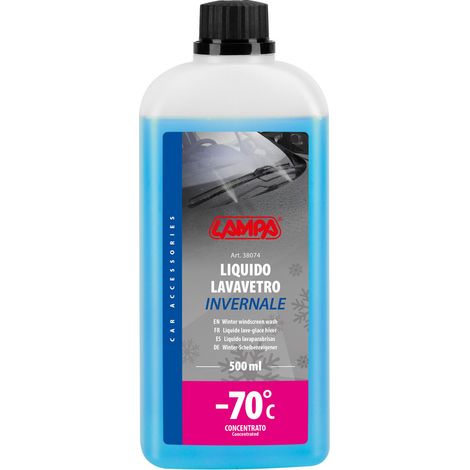 Liquido lavavetro invernale, concentrato (-70°C) - 500 ml
