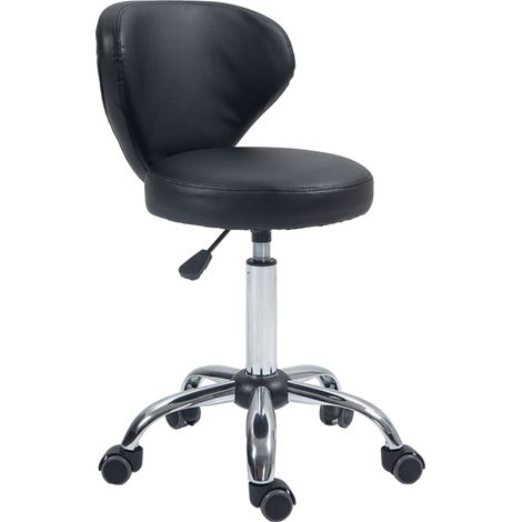 Sgabello da lavoro girevole 360° regolabile 51-66 cm, schienale ergonomico MODENUIT (1/5)