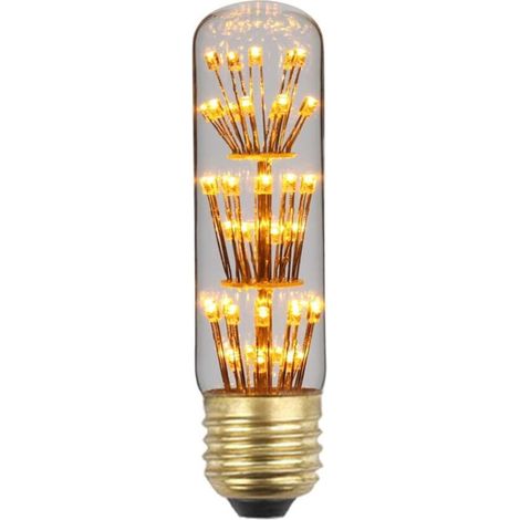 Ampoule LED vintage RGB Lumière étoilée Ampoule Décorative feu d'artifice Lumière chaude E27 220/240 V, Verre, E27, 3.00W 230.00V