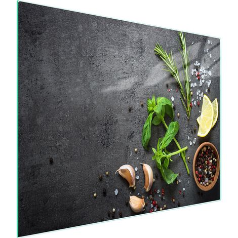 Planche à découper en verre ardoise 52x30 (1/5)