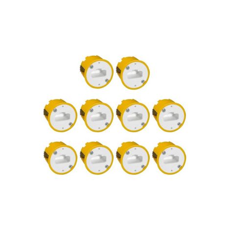 Legrand - Batibox - LOT de 10 Bou00eetes luminaires pour applique - Prof. 40 - Ru00e9f. : 089304x10 (1/5)