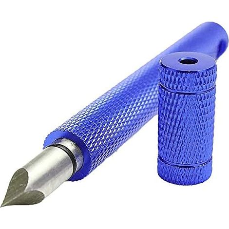 Golfschläger-Nutenschärfer für U- und V-Nuten, blau (1/5)