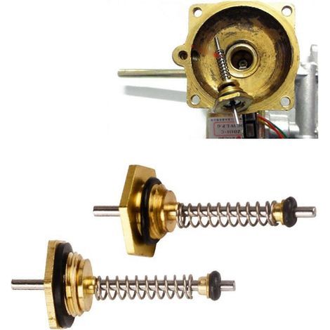 Lot de 10 cosses de 12 mm et 10 mm de diamètre extérieur pour chaudière à gaz, pour vanne de chauffe-eau GPL, remplacement de la tringlerie de vanne Métal (1/4)