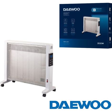 Radiador micatérmico daewoo 2000w con mando