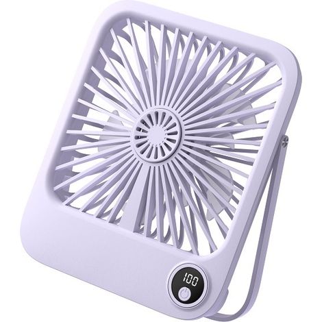 Ventilateur de bureau ultra-mince, petit ventilateur, ventilateur portable rechargeable, léger et mural