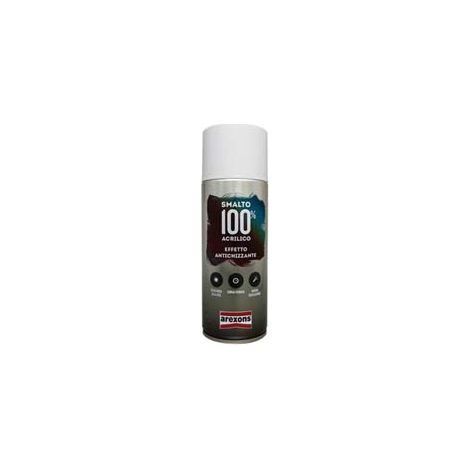 SMALTO 100% ACRILICO ANTICHIZZANTE SPRAY- - ml.400 antichizzante bronzo (3723) - 6 pezzi AREXONS