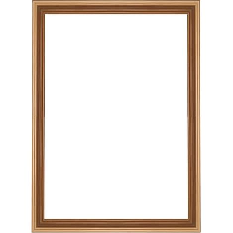 Nordlinger – Cadre décoratif mouluré pré-découpé 80 x 60 cm – Bois massif FSC 100% – Coups d’onglet à 45° – Installation simple sans outils (1/8)