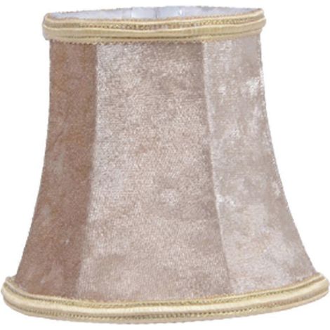 Abat-jour en tissu doré accessoire de décoration pour applique murale (1/5)