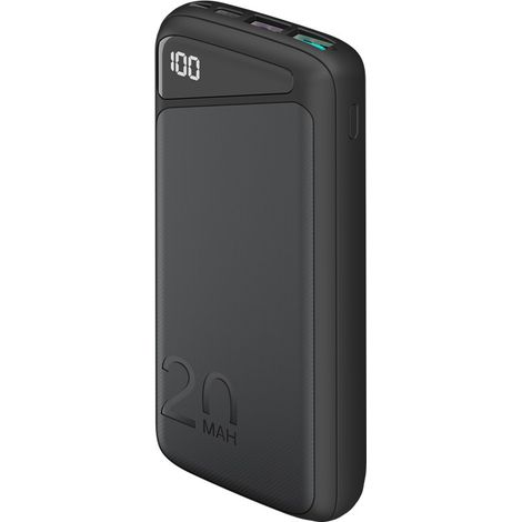Goobay Powerbank 20000 mAh LiPo Schwarz Statusanzeige (1/5)