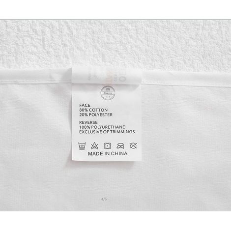 Protège Matelas 120x200cm, Hautement Imperméable,Hypoallergénique Respirant Ultra Doux Silencieux, pour Lit Adulte Incontinence et Enfant,Housse de Matelas en Coton éponge- (1/3)