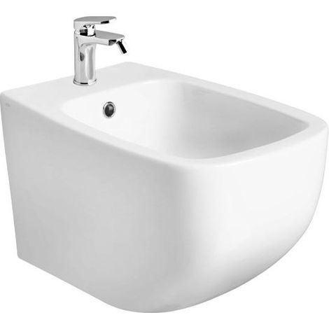 Wand-Bidet, Glänzend Weiss, Aus Keramik  Mozart