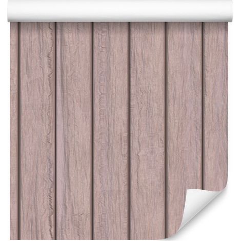 Papier peint imitation bois, lames de bois aux couleurs pastel pour salon et chambre, 50 x 1000 cm (1/5)