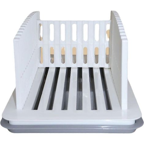 Trancheuse réglable pour pain maison, design pliable, ramasse-miettes, pour toasts, bagels et sandwichs.-AquaForge (1/5)
