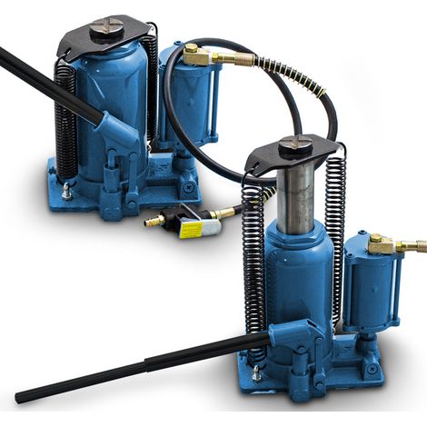 Hydraulischer 20 Tonnen Stempelwagenheber Pneumatischer Heber Druckluft bis 20T (1/5)