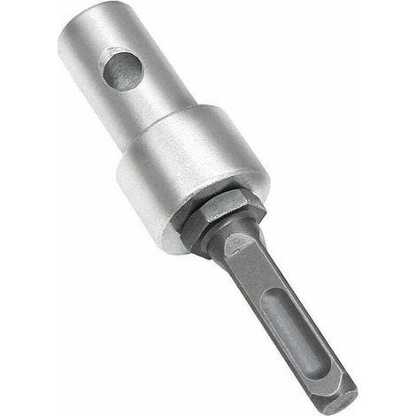 Adaptateur de perceuse à tarière de jardin, SDS Plus à filetage 1/2" (M13 x 15 mm) adaptateur de mandrin de perceuse sans clé tige ronde pour tournevis à percussion, perceuse à percuss (1/5)