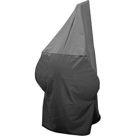 Couverture anti-pluie et anti-neige Prodef avec cordon de serrage pour fontaines de patio de 50 pouces de haut, adaptée aux jardins de patio extérieurs. (1/5)