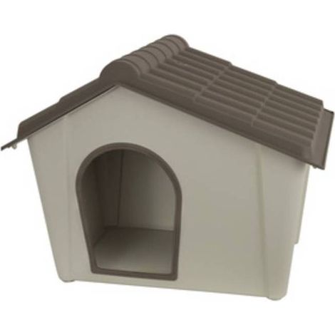 3 x CUCCIA P/CANI RESINA 79X59,2X60,8CM TORTORA BEIGE