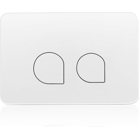Plaque De Commande Wc Suspendu,Plaque De Déclenchement,Double Chasse,Équipée D'Un Set De Leviers De Chasse Et D'Un Cadre D'Installation,Compatible Avec Geberit Sigma 01,20,30,50,Up320 (blanc)