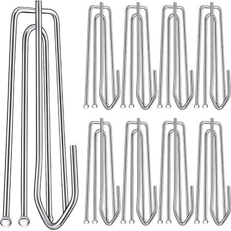Zubehör für 7 cm lange Metall-Vorhanghaken, Zubehör für Stoff-Vorhanghaken, Vorhangzubehör (15 Stück) (1/5)