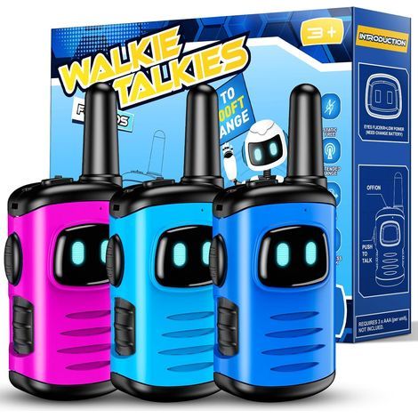 Walkie-Talkies, einfacher Schalter, Sprechtaste, 300 m Reichweite, Outdoor-Spielzeug (1/5)