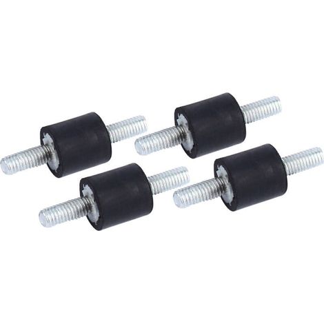 Ulisem4 Pièces Supports en Caoutchouc M8, Supports de Bobines en Caoutchouc Anti-vibrations, Amortisseurs Bobines (M3 8x8) (1/4)