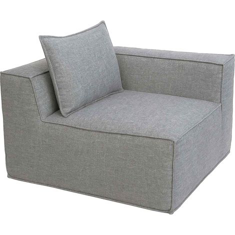 Élément d'angle/accessoire pour canapé HWC-O54 fauteuil lounge Fauteuil rembourré Accoudoir tissu/textile (300 g/m2) (1/5)