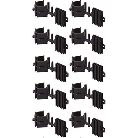 cyclingcolors 10x Gancio per zoccolo cucina gambe piedini 28mm a vite clip mobile molle plastica zoccolino montaggio (1/2)