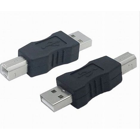 MaxTech - Connettore Dati Adattatore Usb Tipo A - Presa Bm2.0 Maschio Pc Stampante C-065 - (1/3)